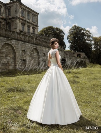 Matte wedding dress-3